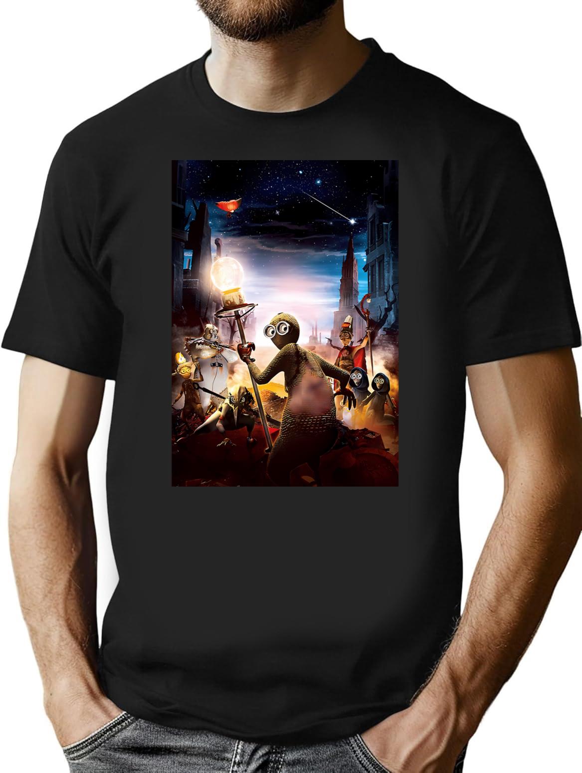 9 Movie Fanart T-Shirt for Men & Women, T-Shirts Graphic Tee - Black