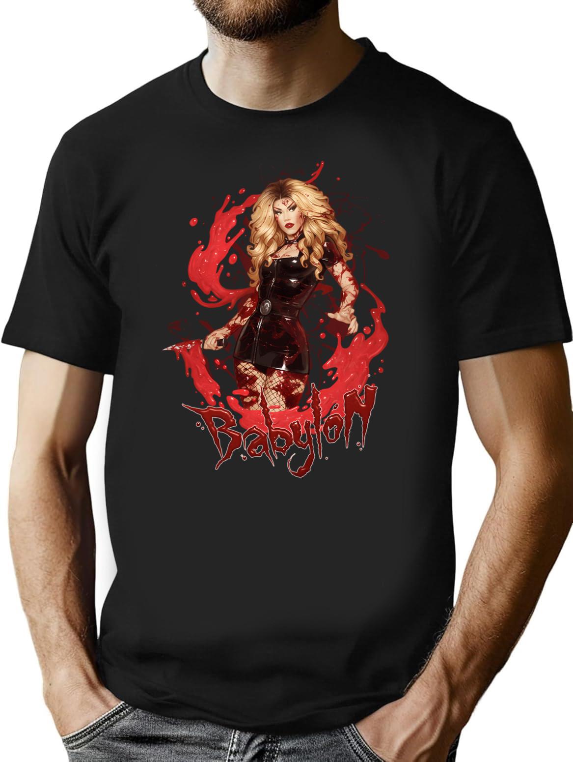Babylon T-Shirt for Men & Women, T-Shirts Graphic Tee - Black