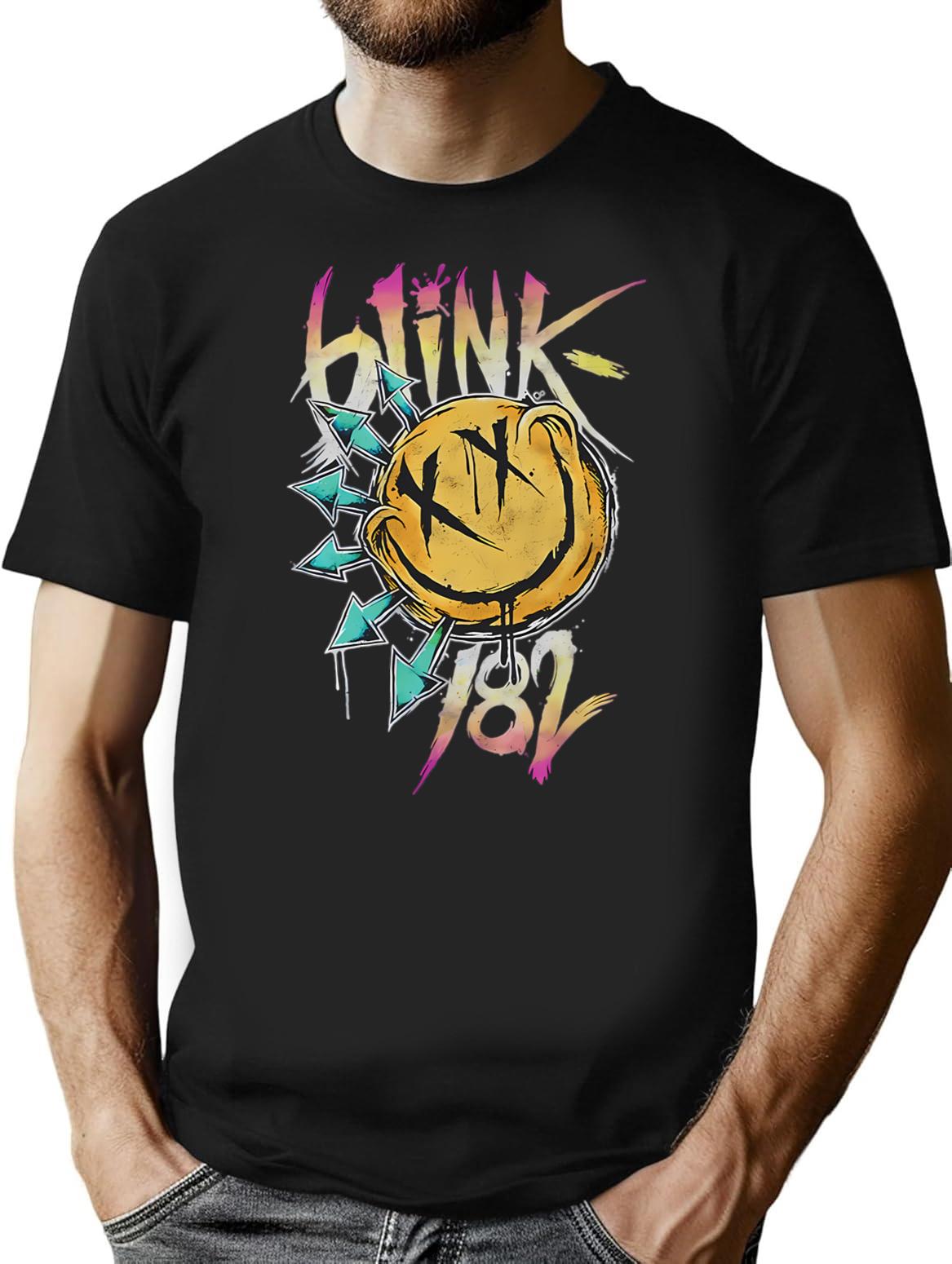 Blinks 182 Band Blinks 182 Concert T-Shirt - Black