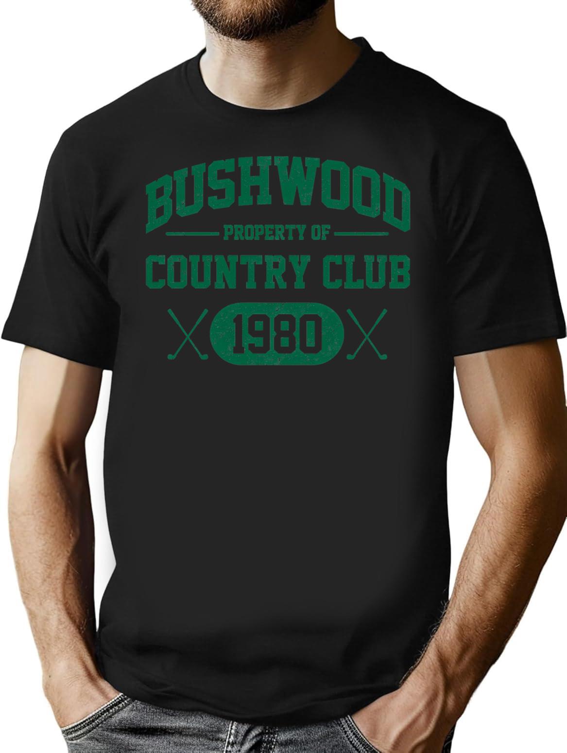 Bushwood Country Club 1980 T-Shirt - Retro Graphic Tee for Men & Women - Black