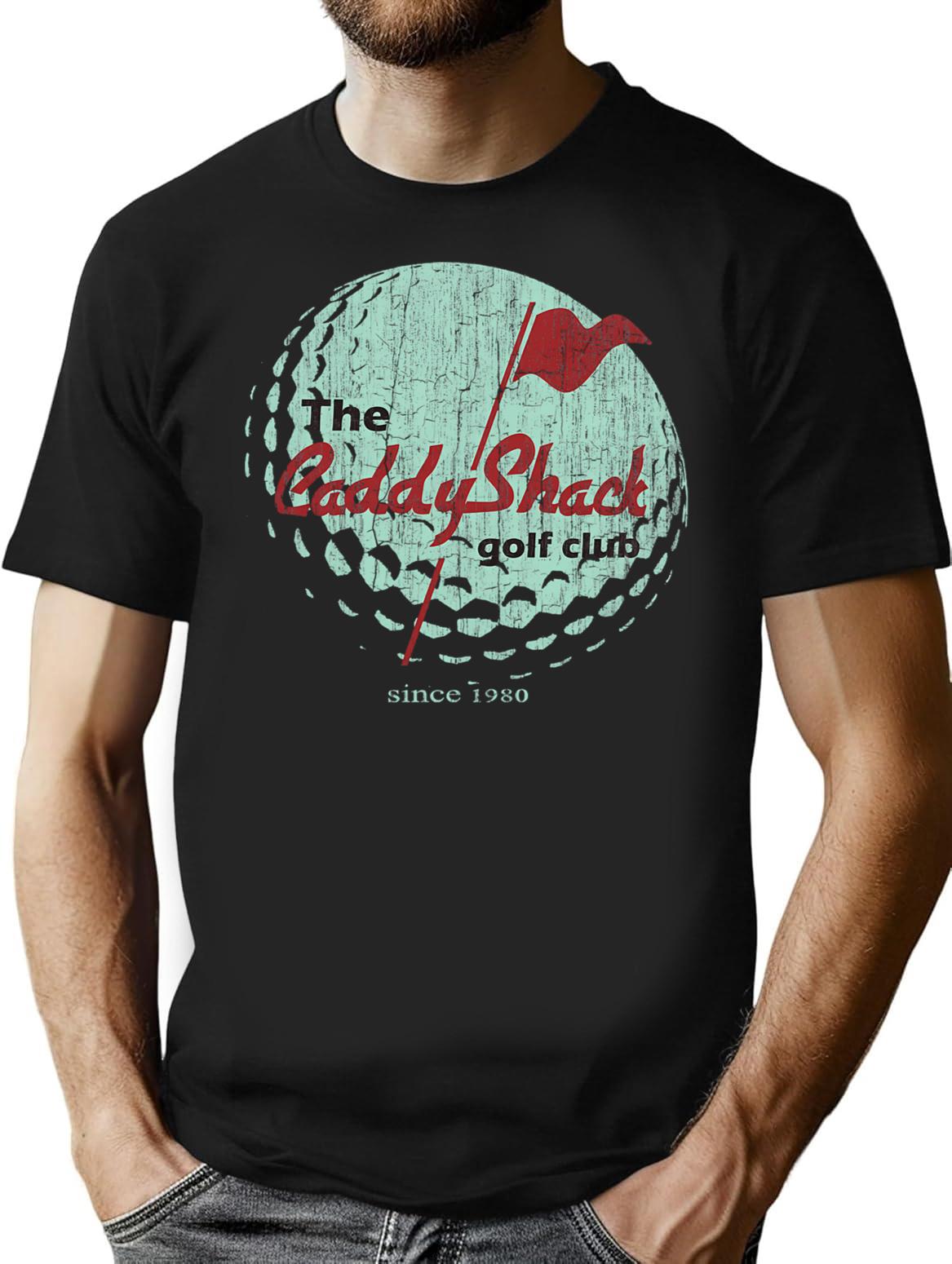 Caddyshack (1) T-Shirt - Retro Graphic Tee for Men & Women - Black