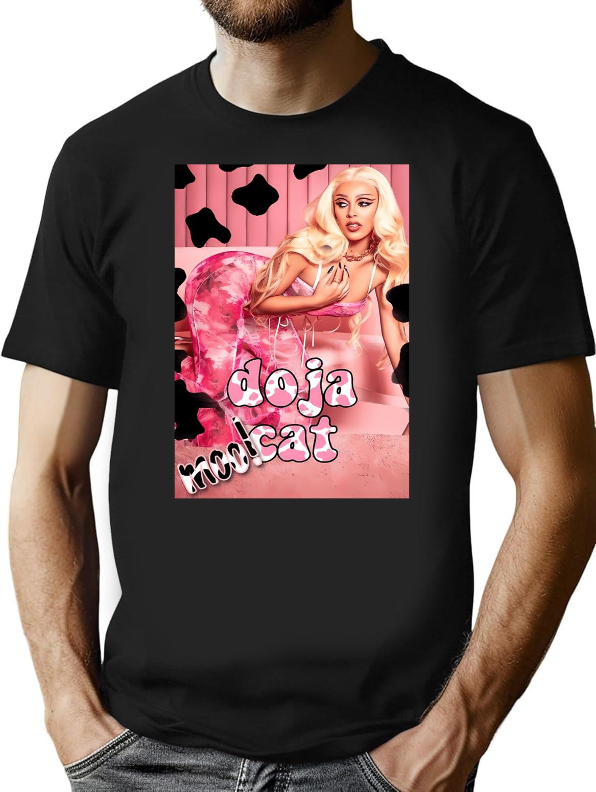 Celebrating Ddojaccat T-Shirt - Retro Graphic Tee for Men & Women - Black