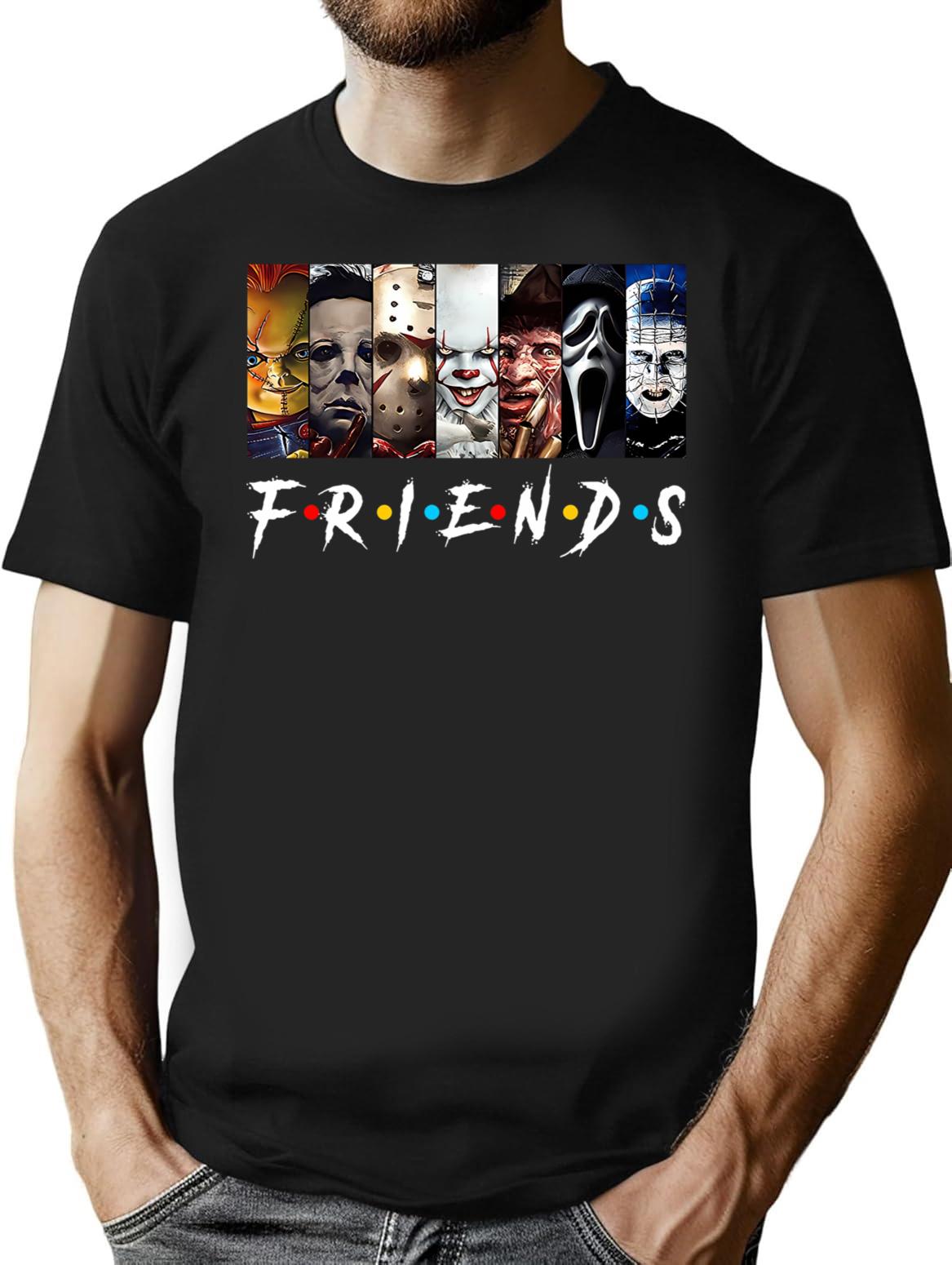 Come Back T-Shirt Halloween Shirt Myers Michael T-Shirt for Men & Women, T-Shirts Graphic Tee - Black