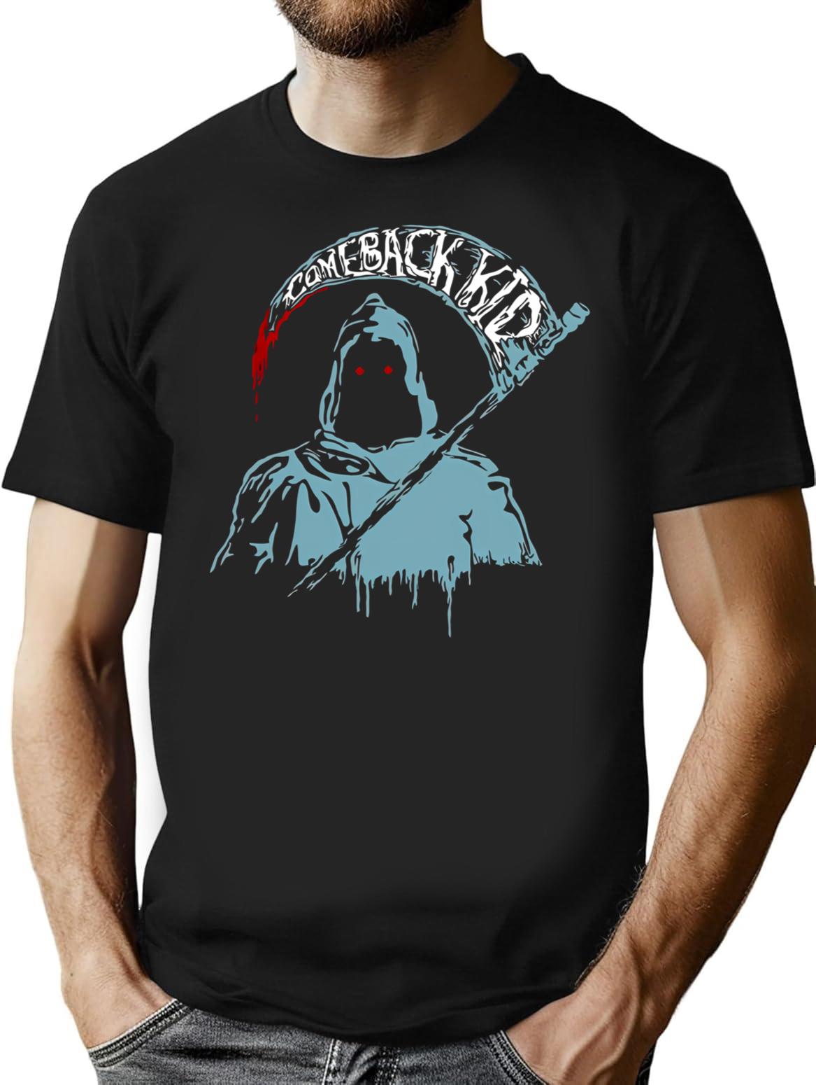 Comeback Hardcore Punk Kid Punk Essenttial T-Shirt for Men & Women, T-Shirts Graphic Tee - Black