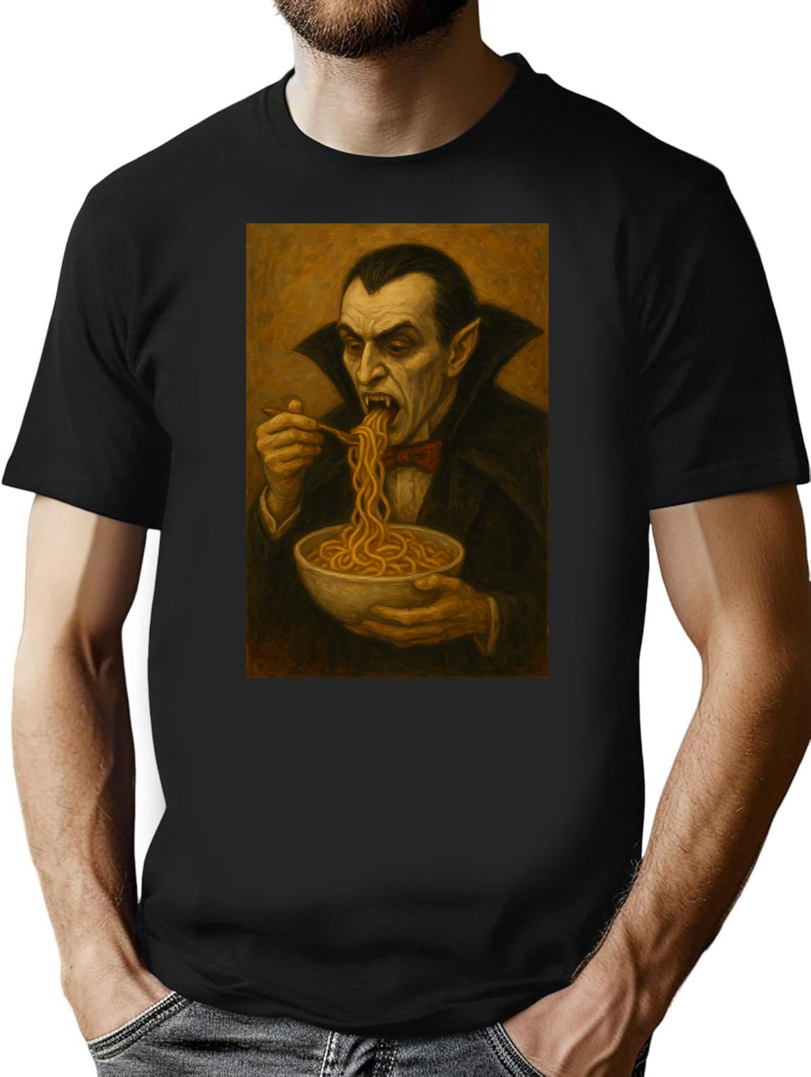 Drack And His Noodles - T-Shirt T-Shirt for Men & Women, T-Shirts Graphic Tee - Black
