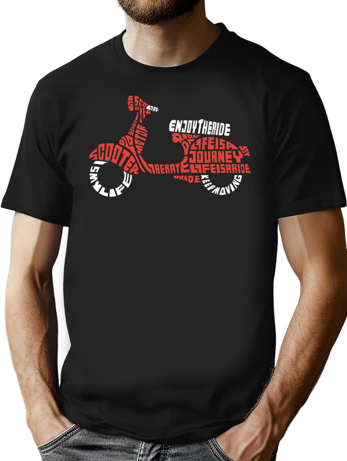 Enjoy The Ride (1) T-Shirt - Retro Graphic Tee for Men & Women - Black