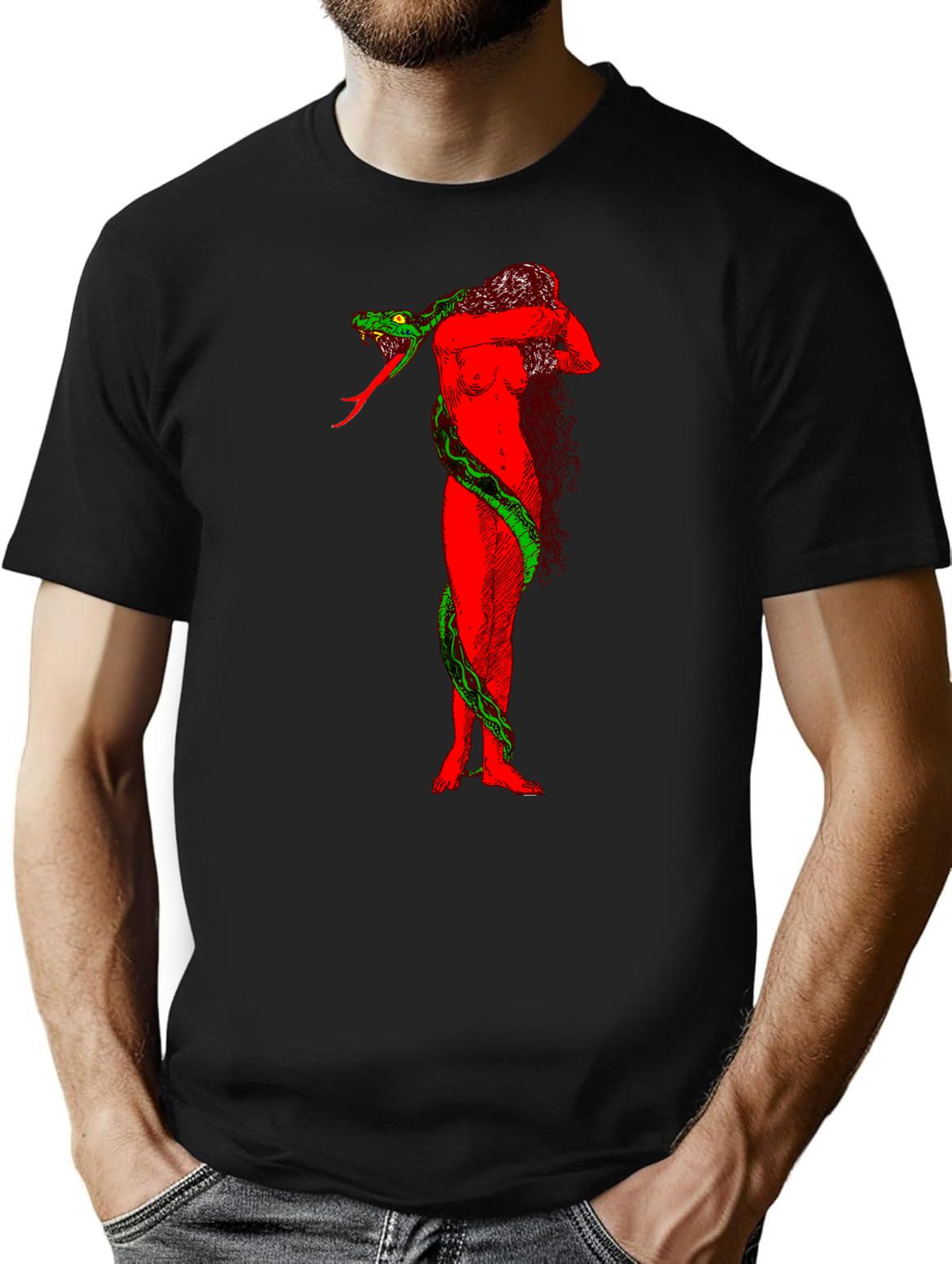 Eve T-Shirt - Retro Graphic Tee for Men & Women - Black