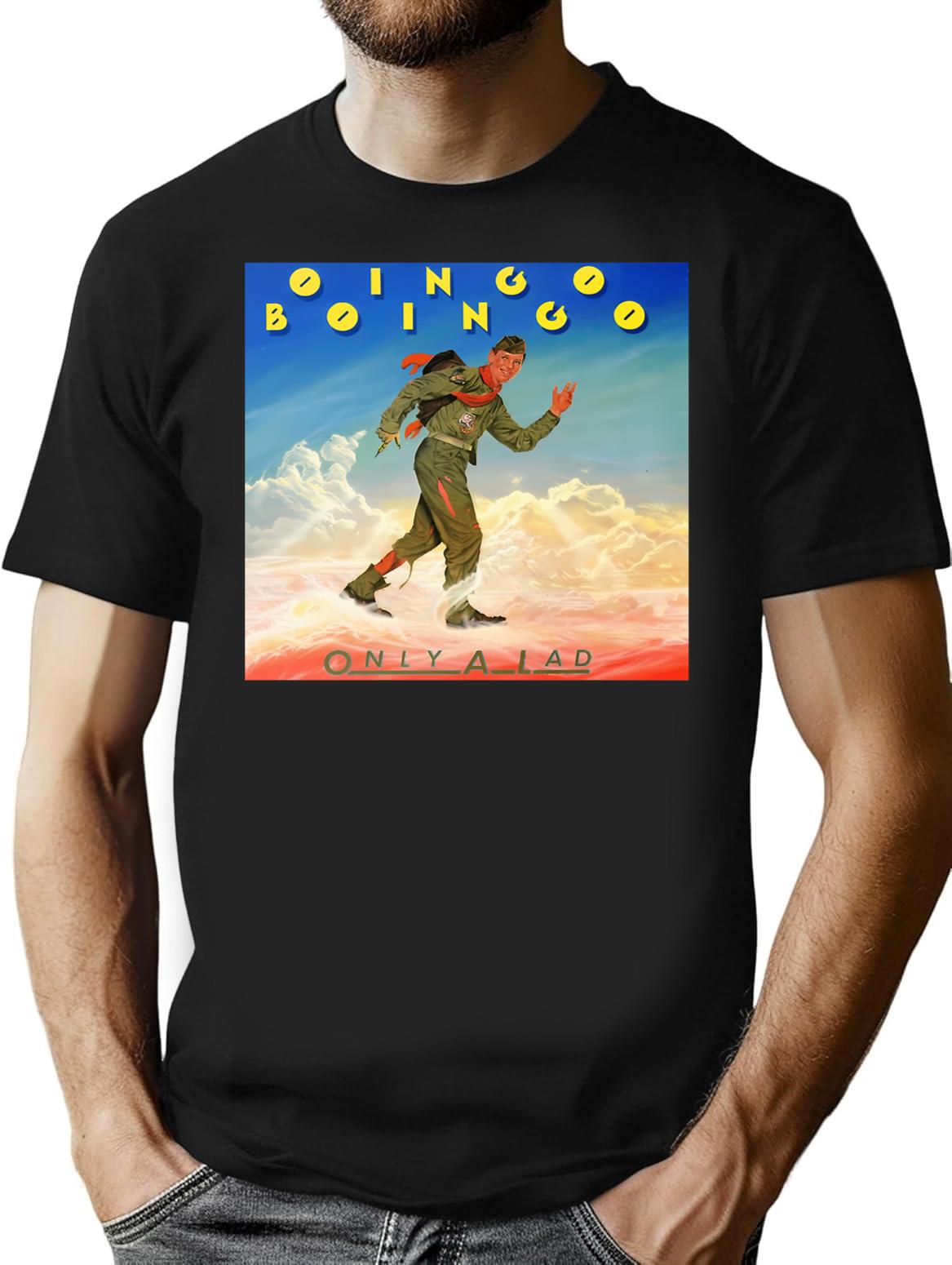 Funny Gift Oingo Boingo Only A Lad Cute Gifts T-Shirt for Men & Women, T-Shirts Graphic Tee - Black