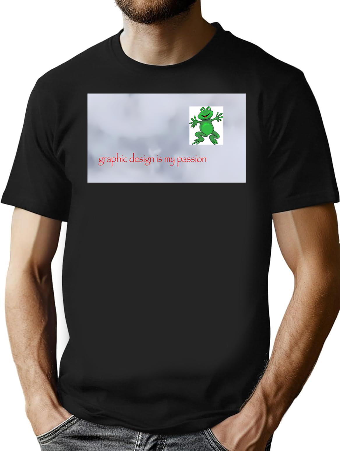 Graphic Design Is My Passion T-Shirt - Black