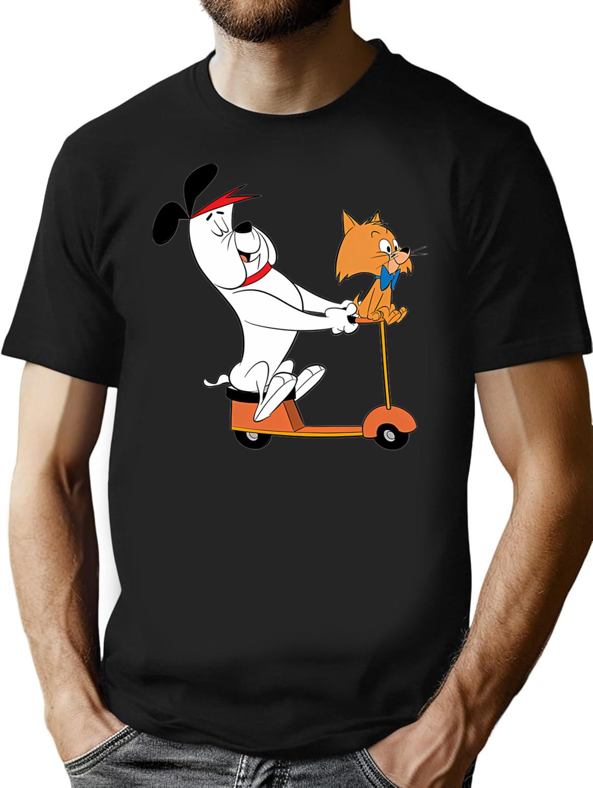 Hanna Barbera T-Shirt - Retro Graphic Tee for Men & Women - Black