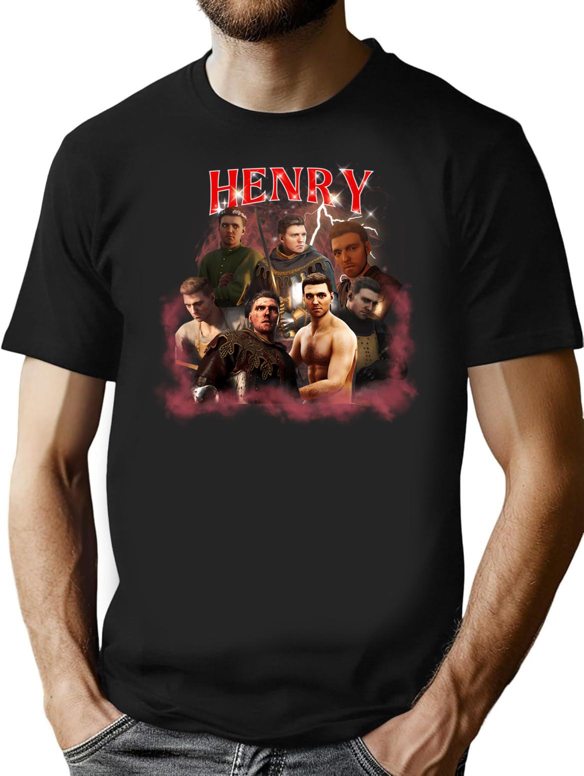 Henry Of Skalitz Kcd2 Vintage T Shirt - Black