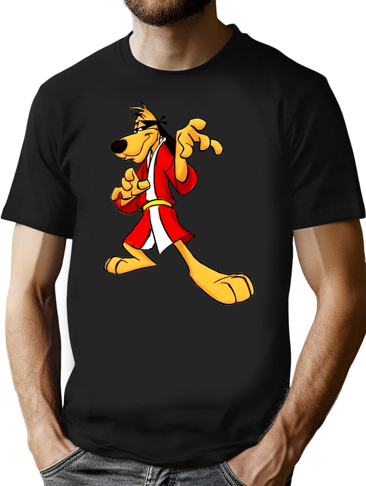 Hongkong Phooey Kungfu T-Shirt - Retro Graphic Tee for Men & Women - Black