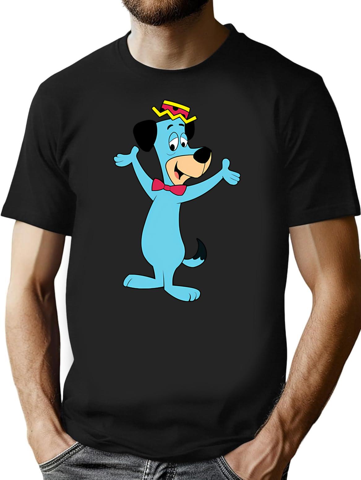 Huckleberry Hound (1) T-Shirt - Retro Graphic Tee for Men & Women - Black
