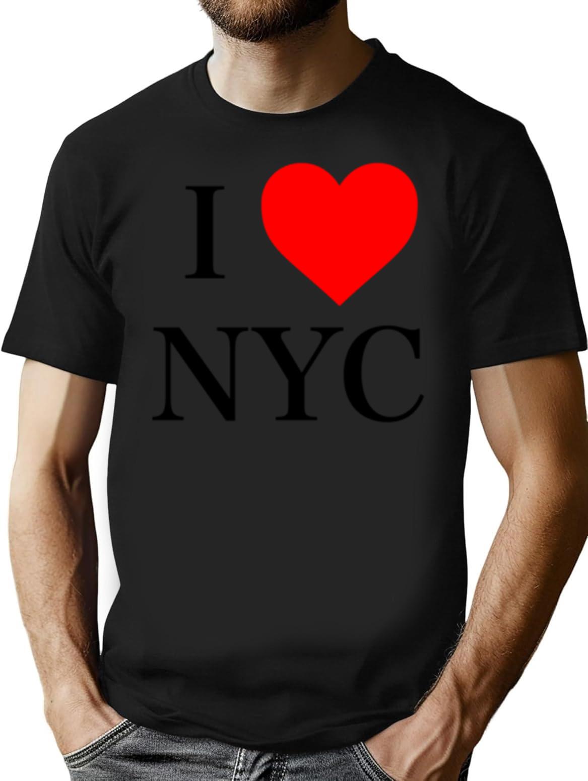 I Love Nyc T-Shirt - Retro Graphic Tee for Men & Women - Black