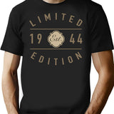 1944 Limited Edition 80Th Birthday T-Shirt for Men & Women, T-Shirts Graphic Tee - Black