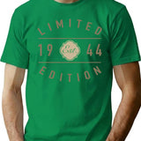1944 Limited Edition 80Th Birthday T-Shirt for Men & Women, T-Shirts Graphic Tee - Green