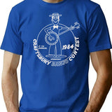 1984 Craftsbury Banjo Contest Shirt T-Shirt for Men & Women, T-Shirts Graphic Tee - Blue