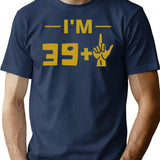 40Th Birthday T-Shirt for Men & Women, T-Shirts Graphic Tee - Navy