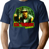 80'S Classic Blain Cooper Sexual Tyrannosaurus T-Shirt for Men & Women, T-Shirts Graphic Tee - Navy
