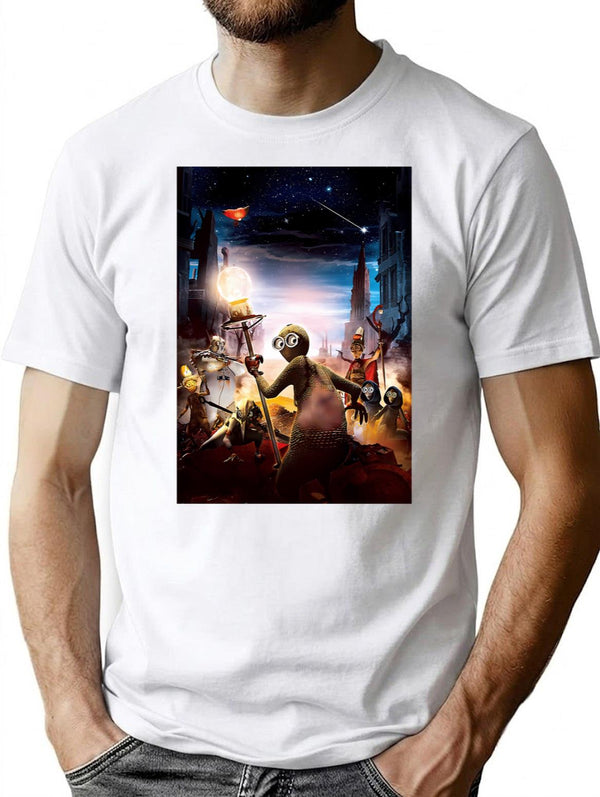 9 Movie Fanart T-Shirt for Men & Women, T-Shirts Graphic Tee - White