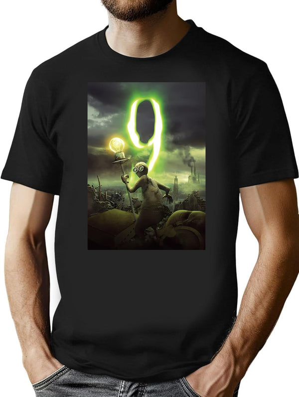 9 Poster T-Shirt for Men & Women, T-Shirts Graphic Tee - Black