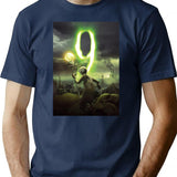 9 Poster T-Shirt for Men & Women, T-Shirts Graphic Tee - Navy