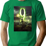 9 Poster T-Shirt for Men & Women, T-Shirts Graphic Tee - Green