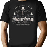 A Major Award A Christmas Story T-Shirt for Men & Women, T-Shirts Graphic Tee - Black
