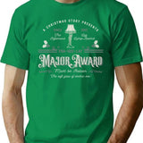 A Major Award A Christmas Story T-Shirt for Men & Women, T-Shirts Graphic Tee - Green