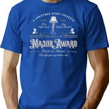 A Major Award A Christmas Story T-Shirt for Men & Women, T-Shirts Graphic Tee - Blue