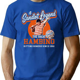 A Sandlot Legend The Great Hambino T-Shirt for Men & Women, T-Shirts Graphic Tee - Blue
