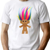A Silly Troll Doll T-Shirt for Men & Women, T-Shirts Graphic Tee - White
