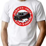 A Team Van T-Shirt for Men & Women, T-Shirts Graphic Tee - White