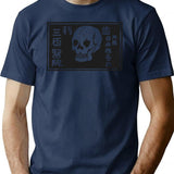 A Warning Of Death T-Shirt for Men & Women, T-Shirts Graphic Tee - Navy
