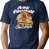 Abe Froman Sausage King Of Chicago Retro 1986 (1) T-Shirt for Men & Women, T-Shirts Graphic Tee - Navy