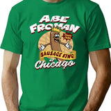Abe Froman Sausage King Of Chicago Retro 1986 (1) T-Shirt for Men & Women, T-Shirts Graphic Tee - Green