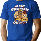 Abe Froman Sausage King Of Chicago Retro 1986 (1) T-Shirt for Men & Women, T-Shirts Graphic Tee - Blue