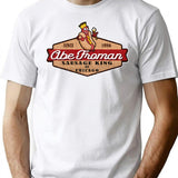 Abe Froman Sausage King Of Chicago Retro Seal T-Shirt for Men & Women, T-Shirts Graphic Tee - White