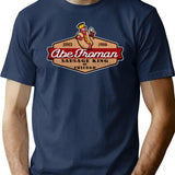 Abe Froman Sausage King Of Chicago Retro Seal T-Shirt for Men & Women, T-Shirts Graphic Tee - Navy