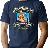Abe Froman Sausage King Of Chicago T-Shirt for Men & Women, T-Shirts Graphic Tee - Navy