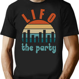 Accounting Pun Lifo The Party T-Shirt for Men & Women, T-Shirts Graphic Tee - Black
