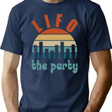 Accounting Pun Lifo The Party T-Shirt for Men & Women, T-Shirts Graphic Tee - Navy