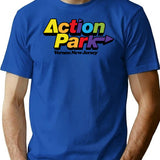 Action Park Vernon New Jersey Vintage T-Shirt for Men & Women, T-Shirts Graphic Tee - Blue