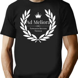 Ad Meliora Towards Better Things T-Shirt for Men & Women, T-Shirts Graphic Tee - Black