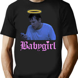 Adam Saw Babygirl Design T-Shirt for Men & Women, T-Shirts Graphic Tee - Black