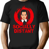 Addam'S Family Socially Distant T-Shirt for Men & Women, T-Shirts Graphic Tee - Black