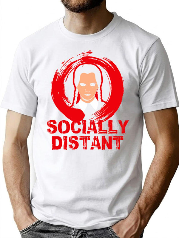 Addam'S Family Socially Distant T-Shirt for Men & Women, T-Shirts Graphic Tee - White