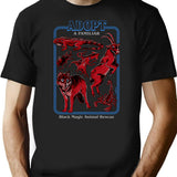 Adopt A Familiar Part 3 T-Shirt for Men & Women, T-Shirts Graphic Tee - Black