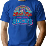 Adult Life Really Really Sucks T-Shirt for Men & Women, T-Shirts Graphic Tee - Blue