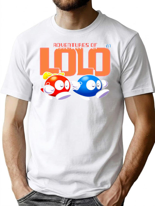Adventures Of Lolo T-Shirt for Men & Women, T-Shirts Graphic Tee - White
